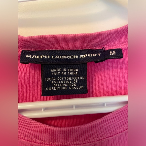 Ralph Lauren Basic Pink Top - Picture 2 of 2